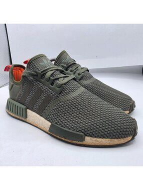 Adidas NMD R1 Night Cargo Mens Size 9.5 Green Casual Athletic Walking Shoes